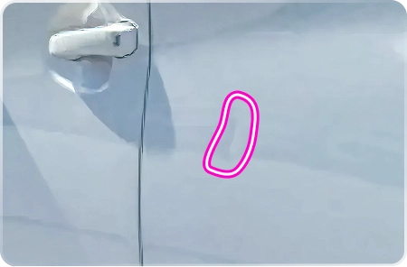 A close up of OPENLANE's Damage detection